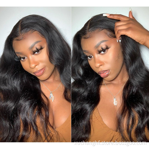 wholesale wig vendors brazilian natural wig human hair lace front yexin virgin peruvian hair wigs for black woman body wave